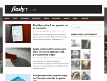 Tablet Screenshot of flashcr.com